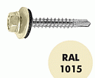 Саморез кровельный  RAL-1015  5,5х19 (250шт)