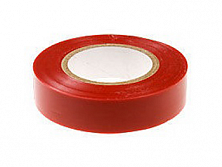 Изолента ПВХ 19мм  красная (20м)