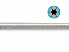 Трос в оплетке ПВХ 4/6 (250м)