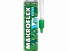 Герметик GA103 силиконовый стекольный прозрачный МАКРОФЛЕКС  (0,30л) 2005223